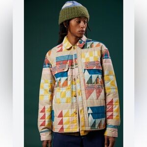 Urban Outfitters BDG Patchwork Quilt Shirt Jacket Men’s Size S
